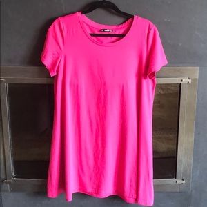 Shein Cotton Swing Dress in Pink Size Large